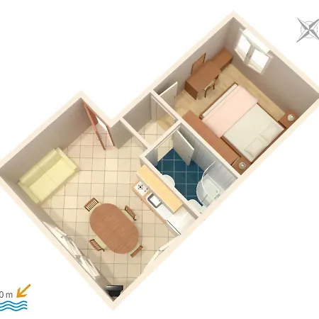 Apartments With A Parking Space Orebic, Peljesac - 4500 Apartment Orebic